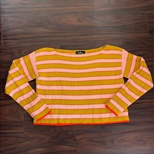 Lulu’s Striped Crop Sweater